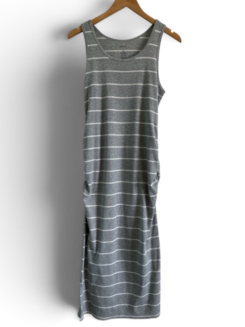 Sonoma Stripe Midi Dress (Maternity))
